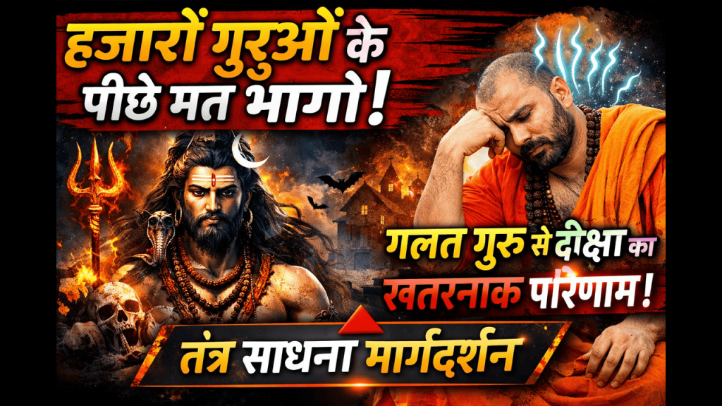 तंत्र साधना में सही गुरु कैसे पहचाने? GURU DIKSHA