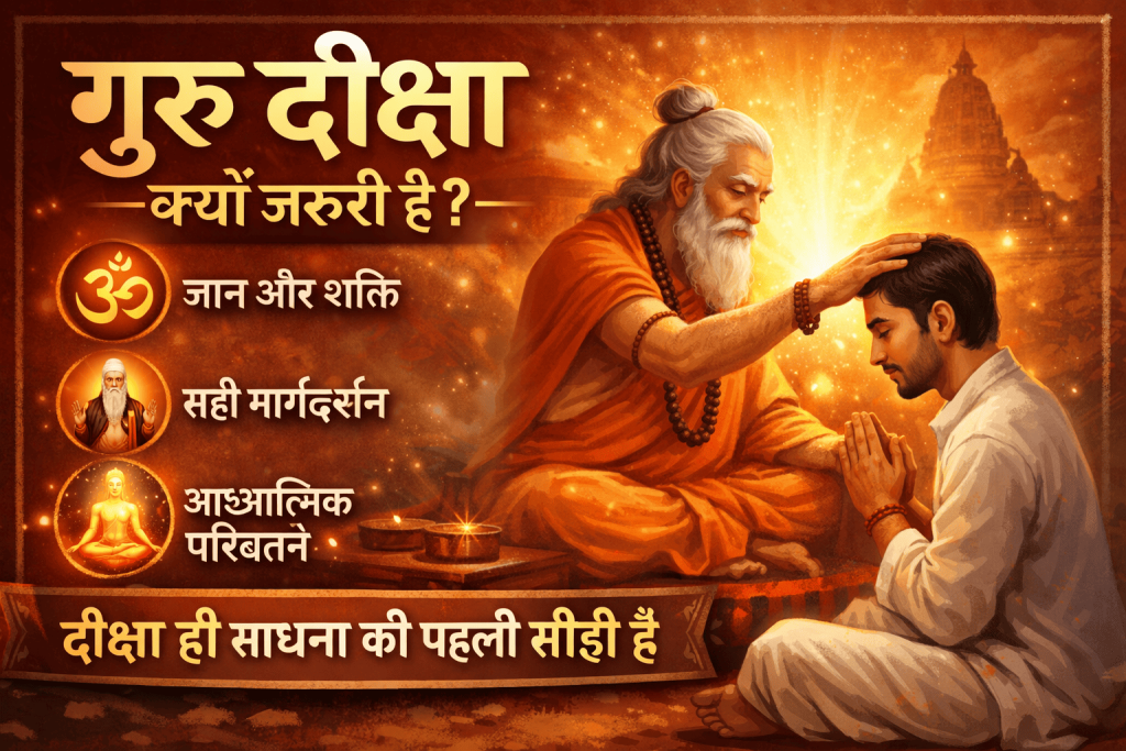 गुरु दीक्षा क्यों ज़रूरी है” GURU DIKSHA KYON JARURI HAI